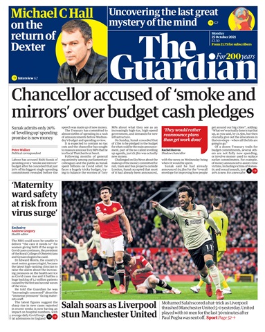 The Guardian Newspaper issue Monday, October 25, 2021