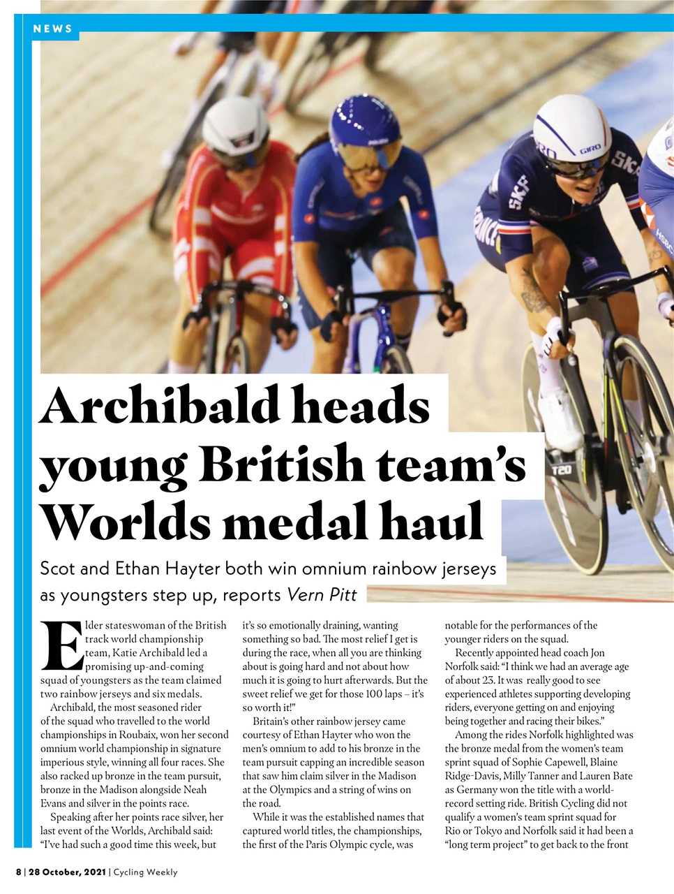 Cycling Weekly Preview Pages