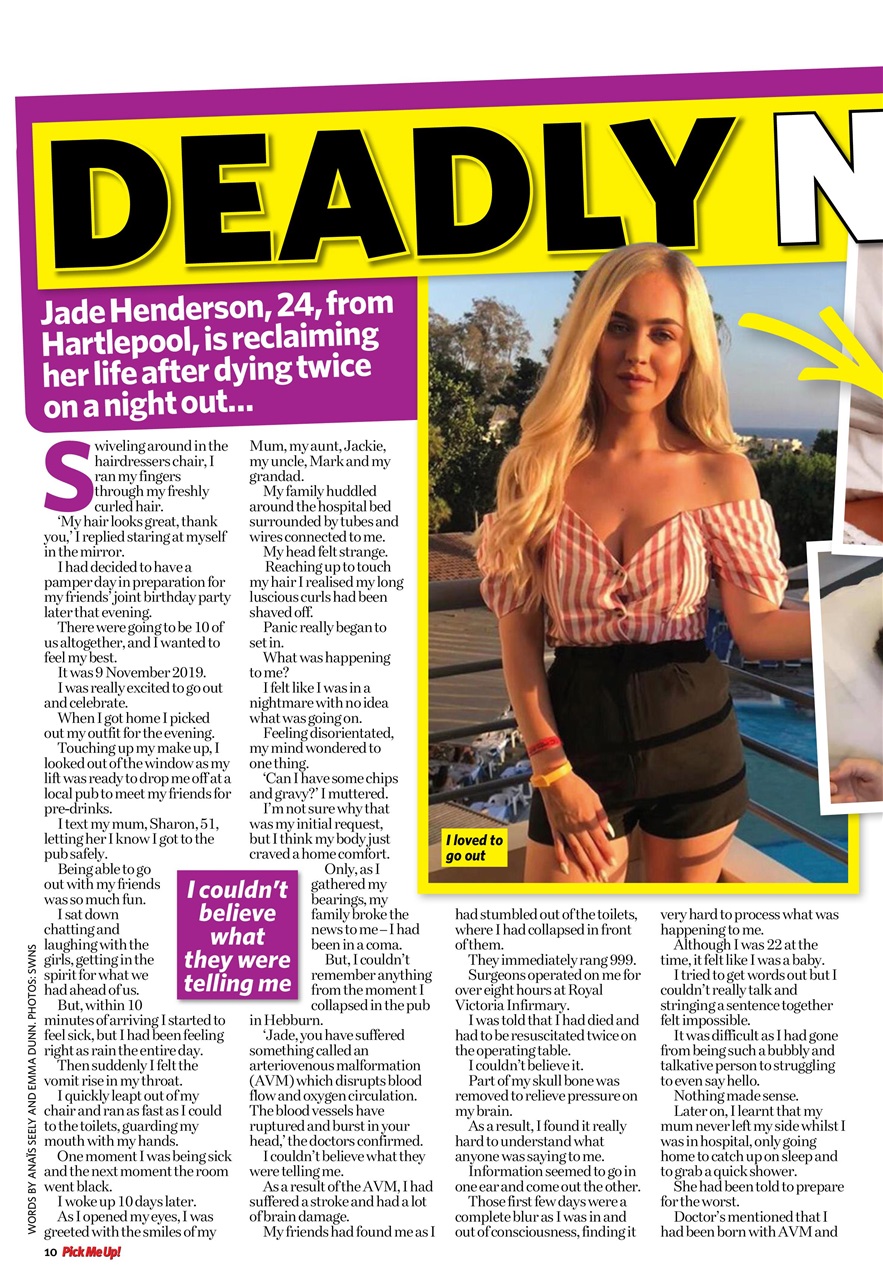 Pick Me Up Preview Pages