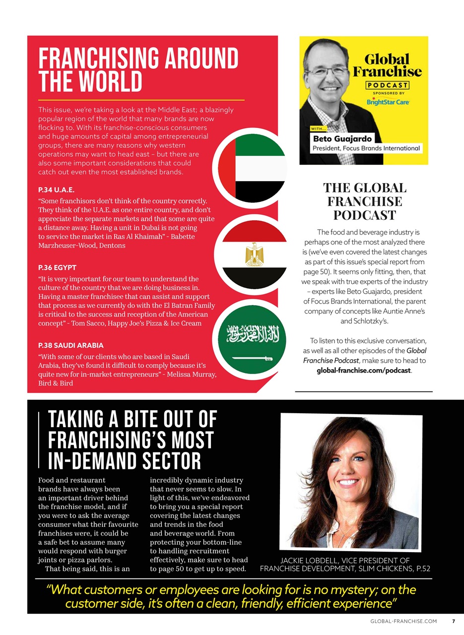 Global Franchise Preview Pages