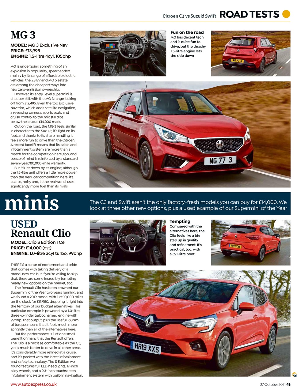Auto Express Preview Pages