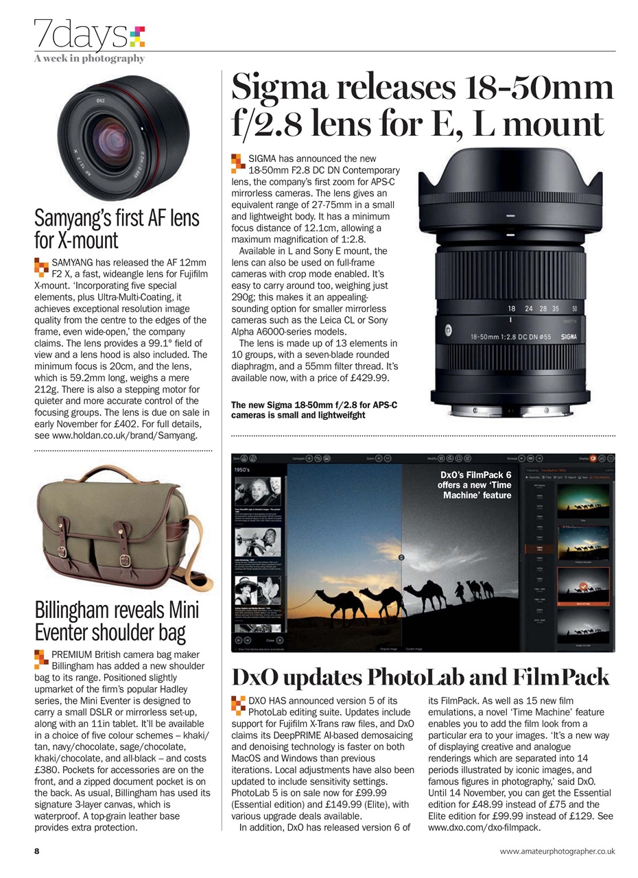 Amateur Photographer Preview Pages