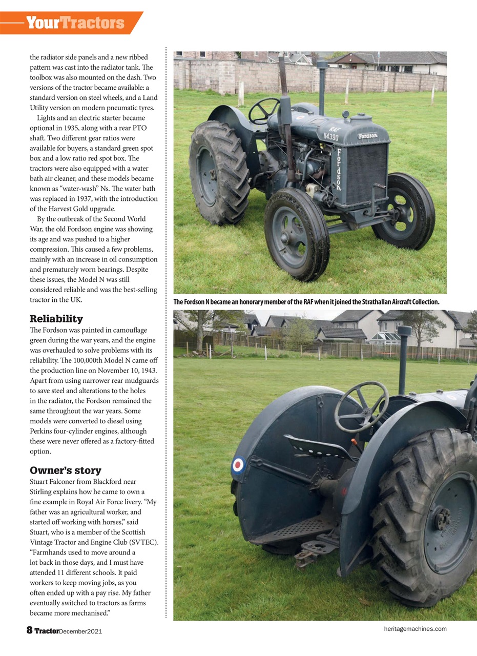 Tractor & Farming Heritage Magazine Preview Pages