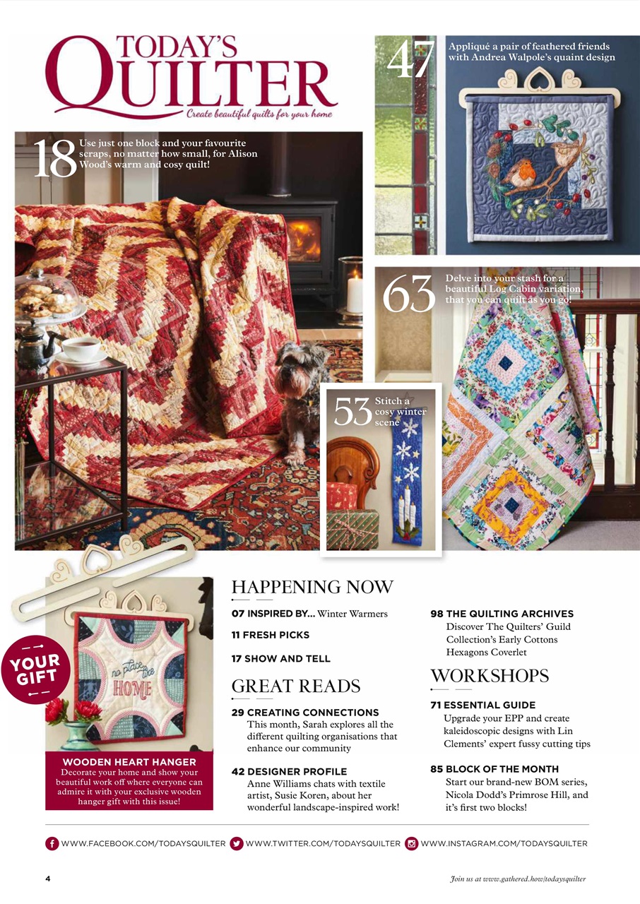 Today’s Quilter Preview Pages