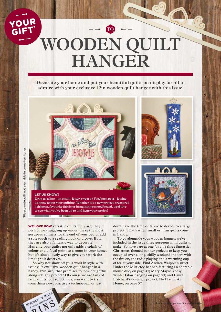 Today’s Quilter Preview Pages