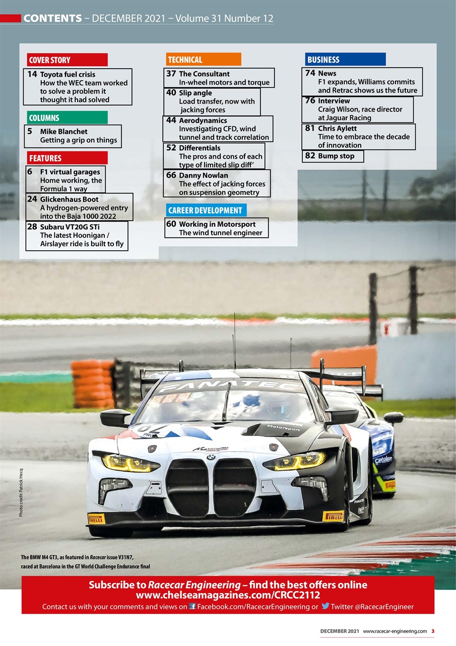 Racecar Engineering Preview Pages