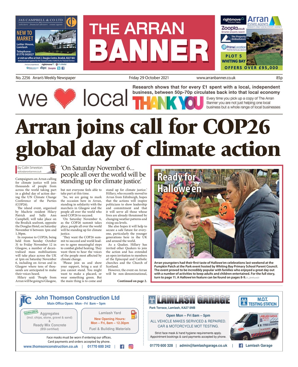 Arran Banner Preview Pages