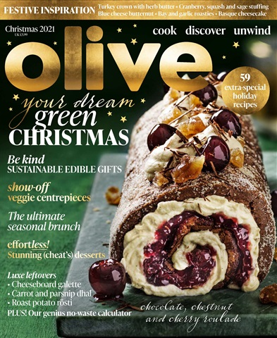 Olive Magazine issue Christmas 2021