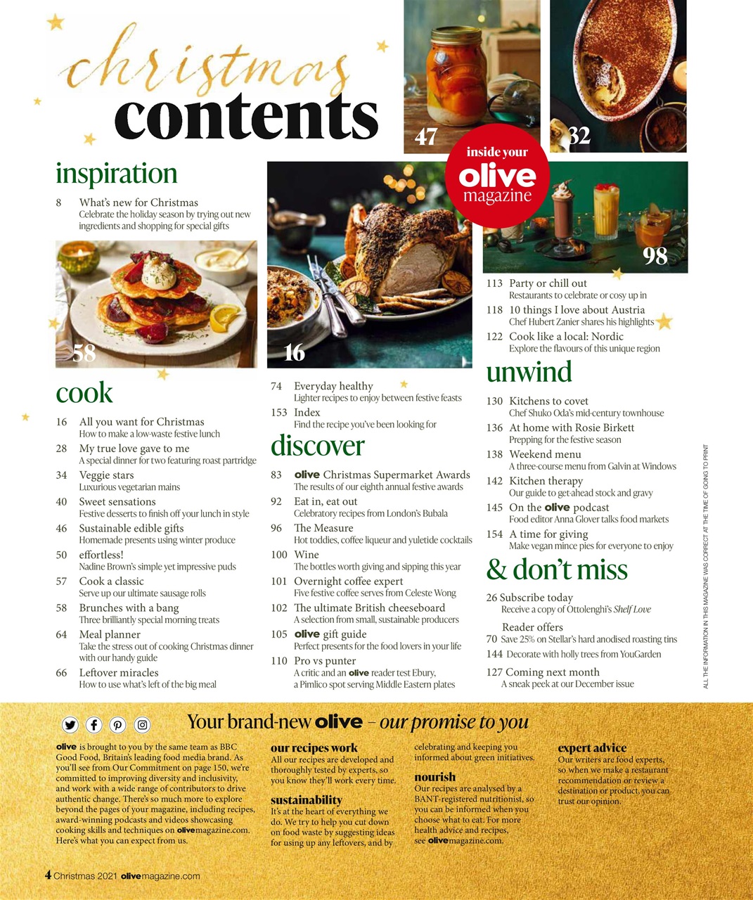 Olive Magazine Preview Pages