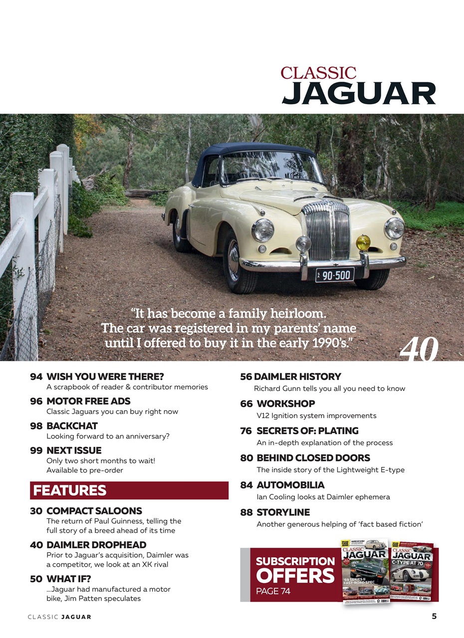 Classic Jaguar Preview Pages