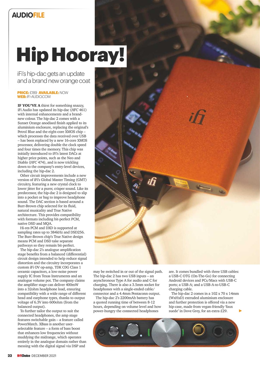 Hi-Fi Choice Preview Pages