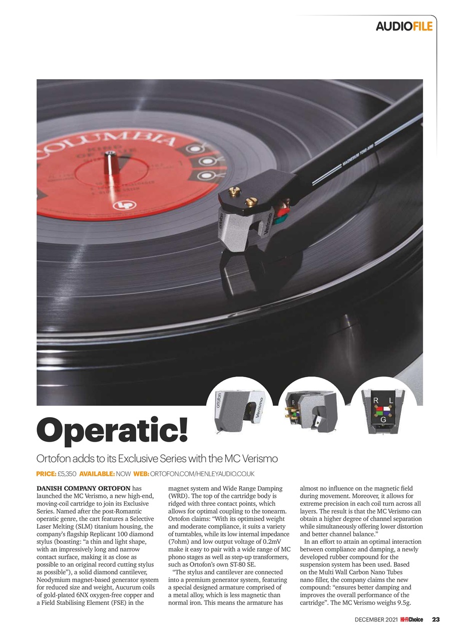 Hi-Fi Choice Preview Pages