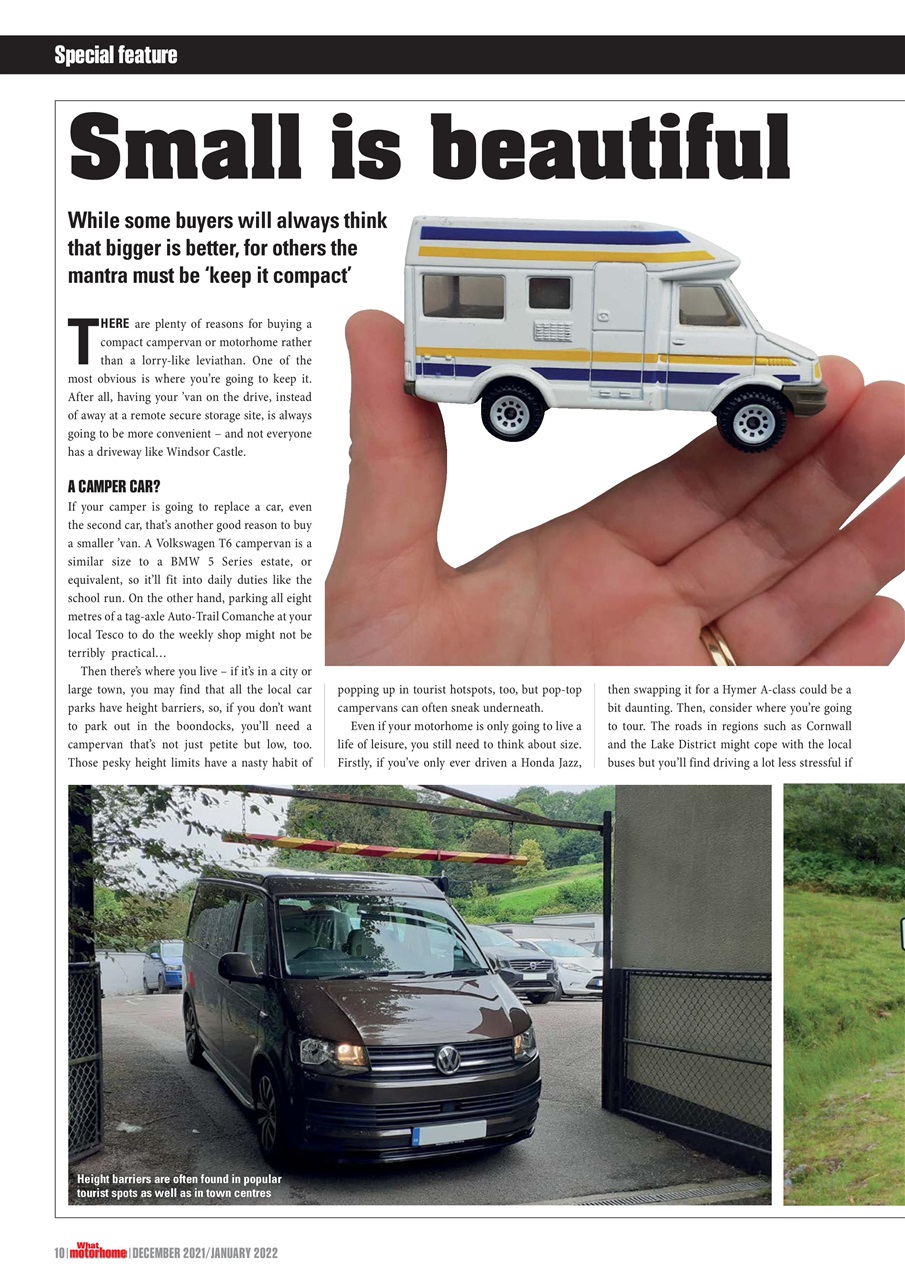 What Motorhome magazine Preview Pages