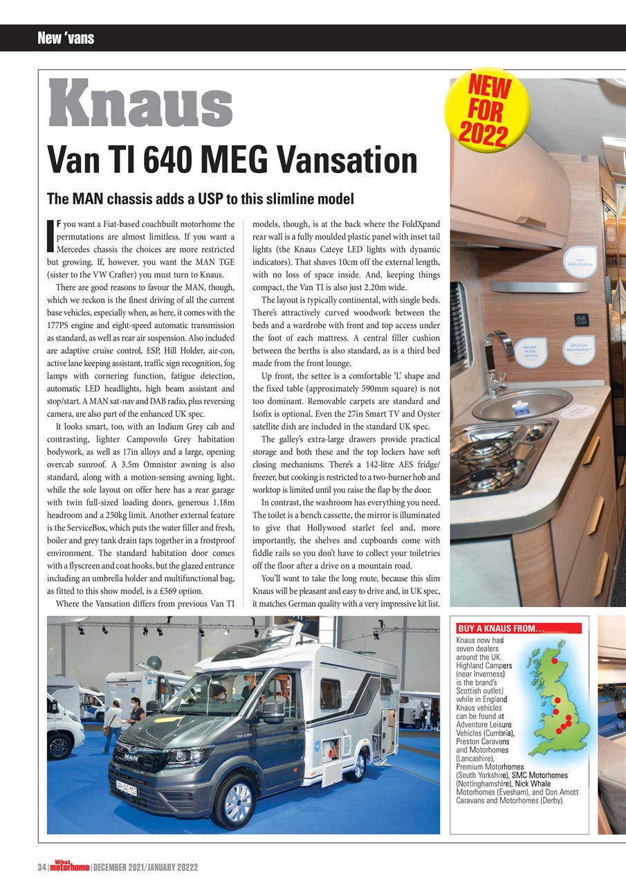 What Motorhome magazine Preview Pages