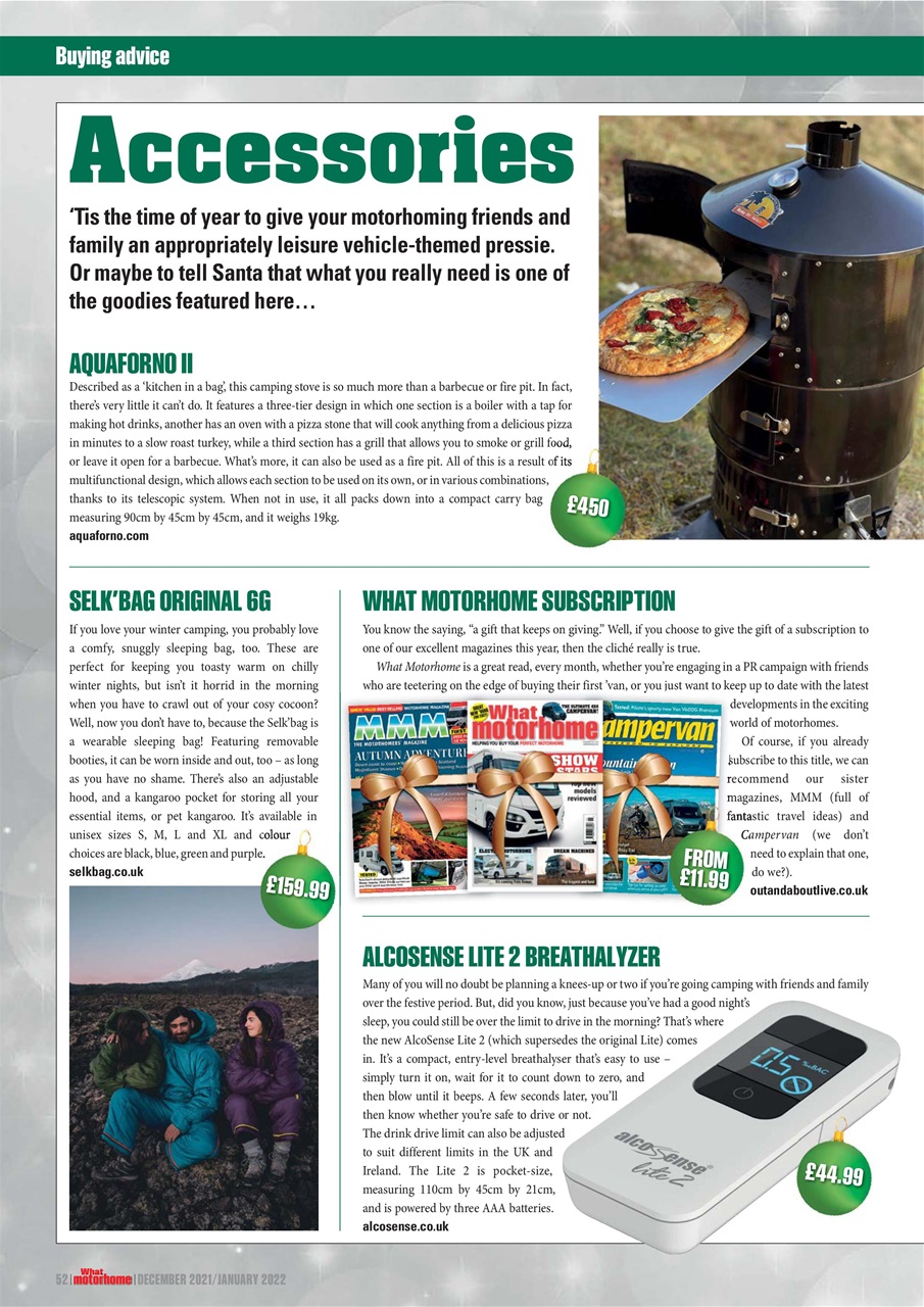 What Motorhome magazine Preview Pages