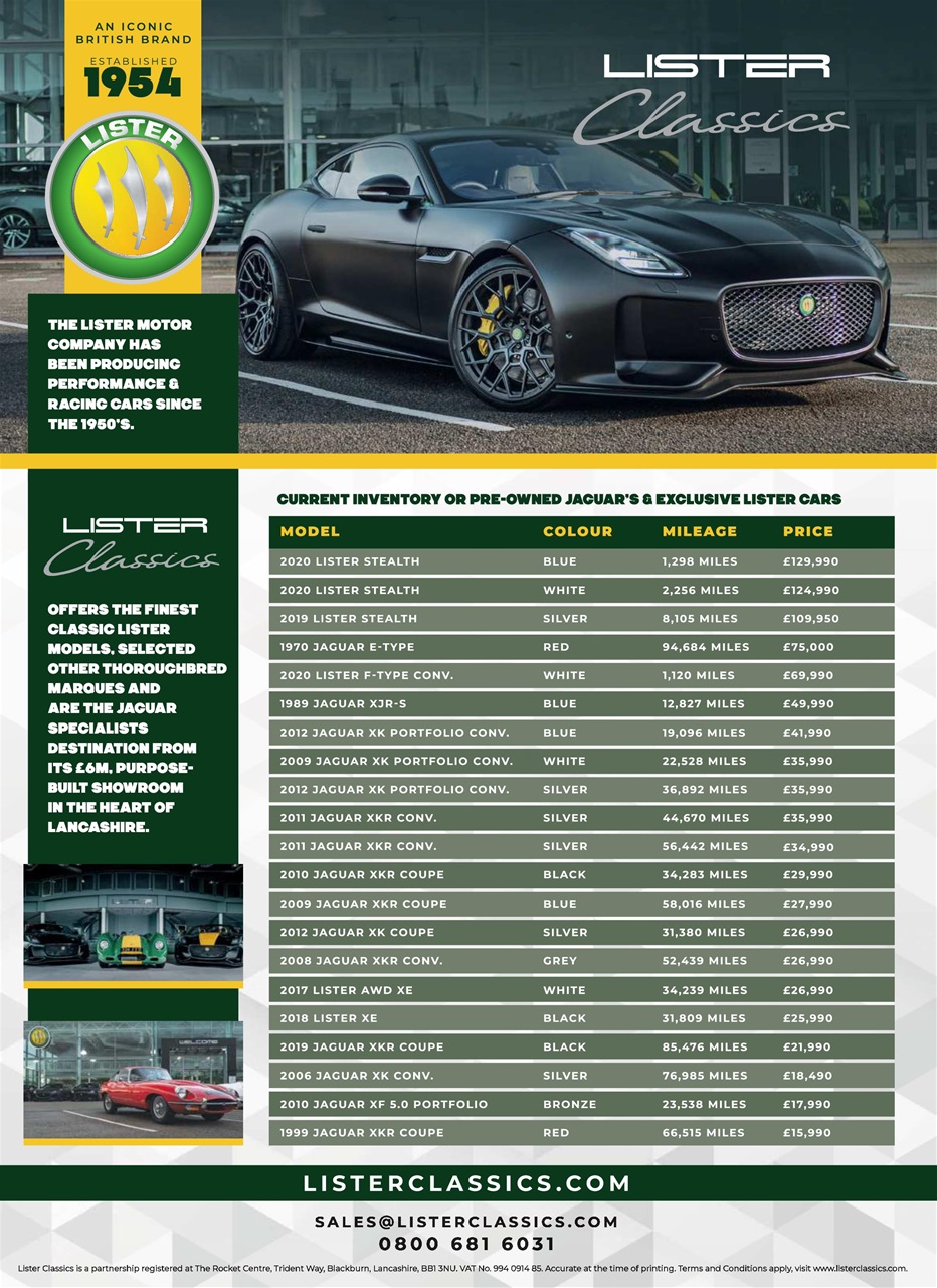 Jaguar Enthusiast Preview Pages