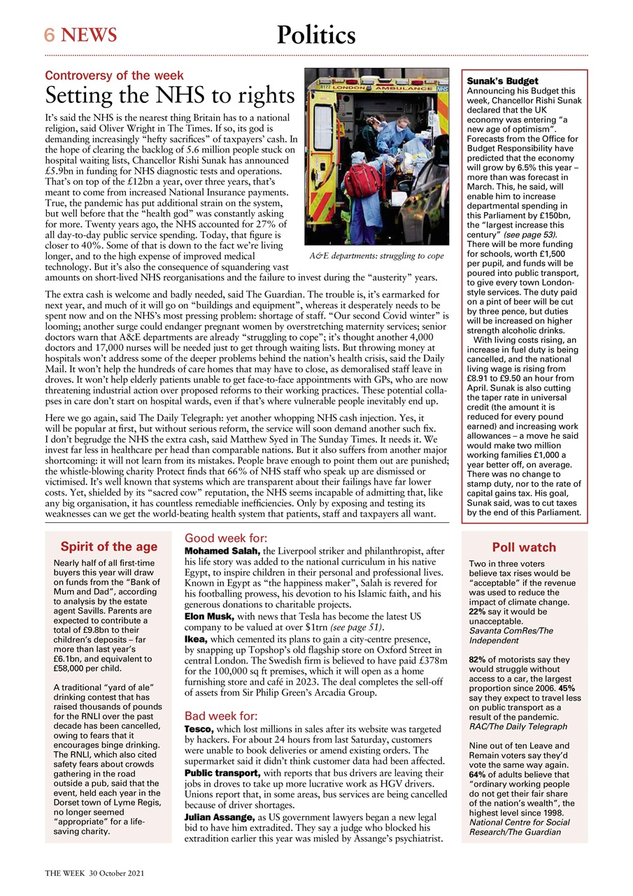 The Week Preview Pages