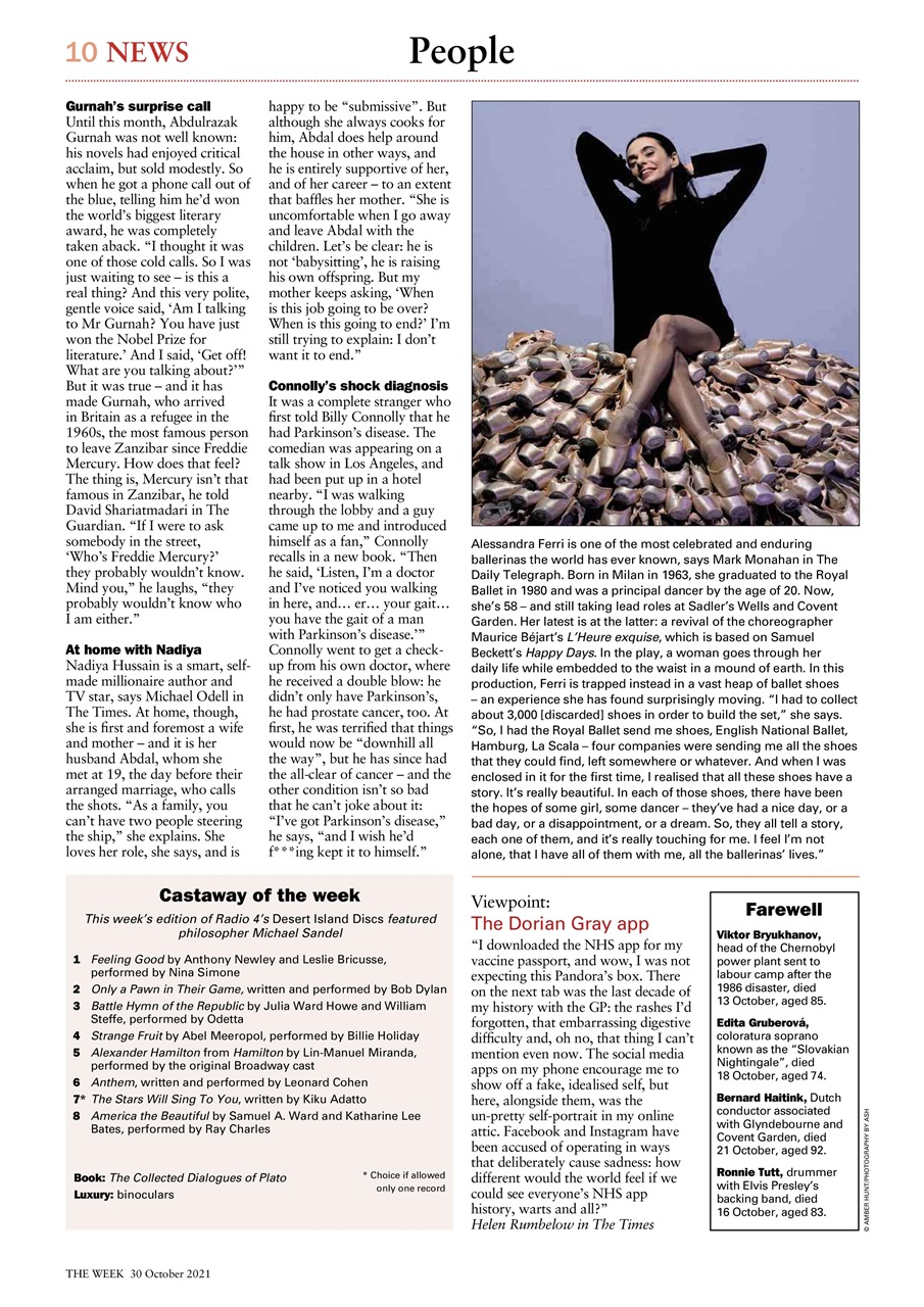 The Week Preview Pages