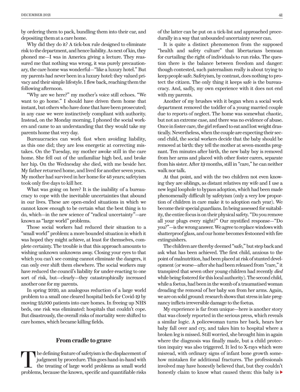 Prospect Magazine Preview Pages