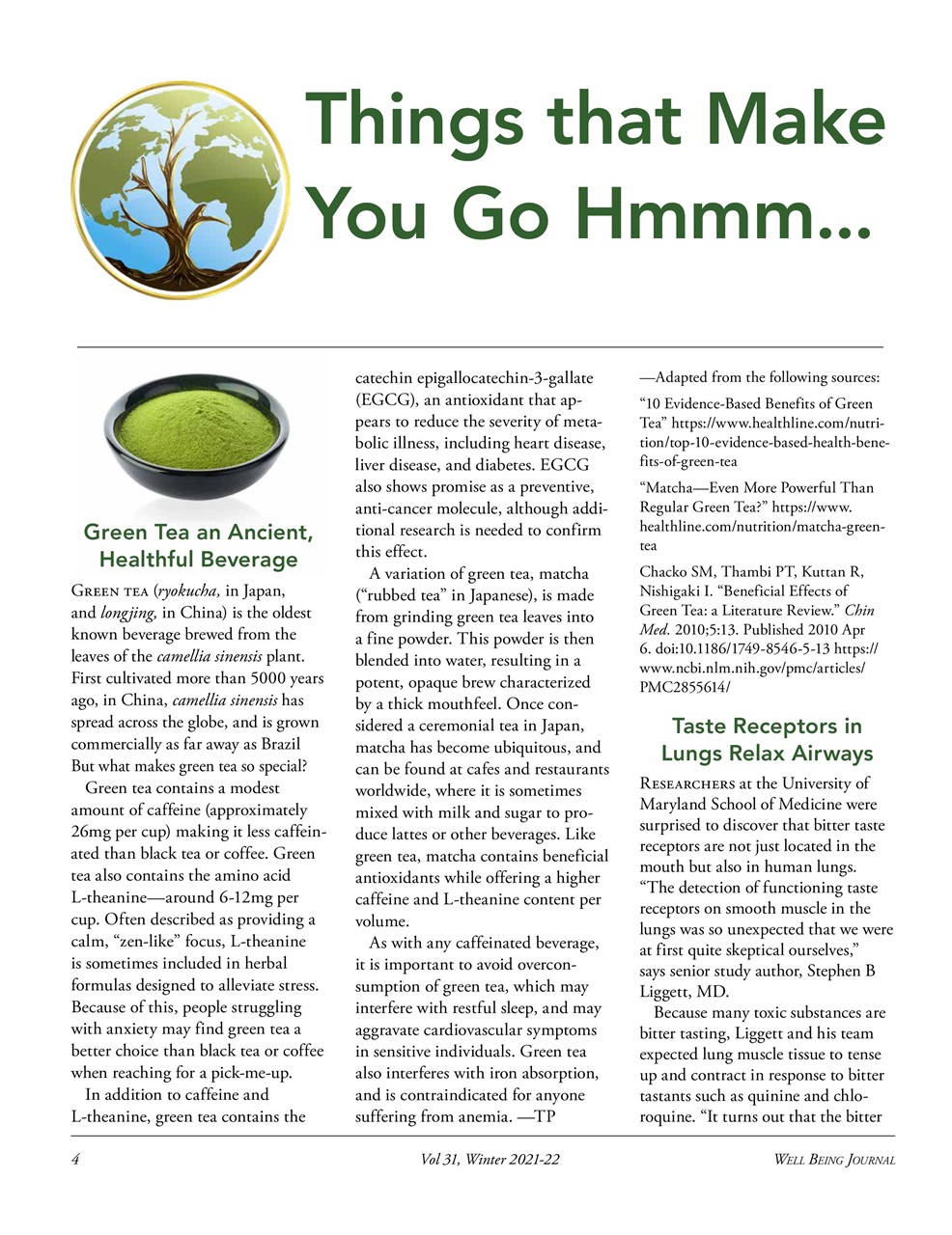 Well Being Journal Preview Pages