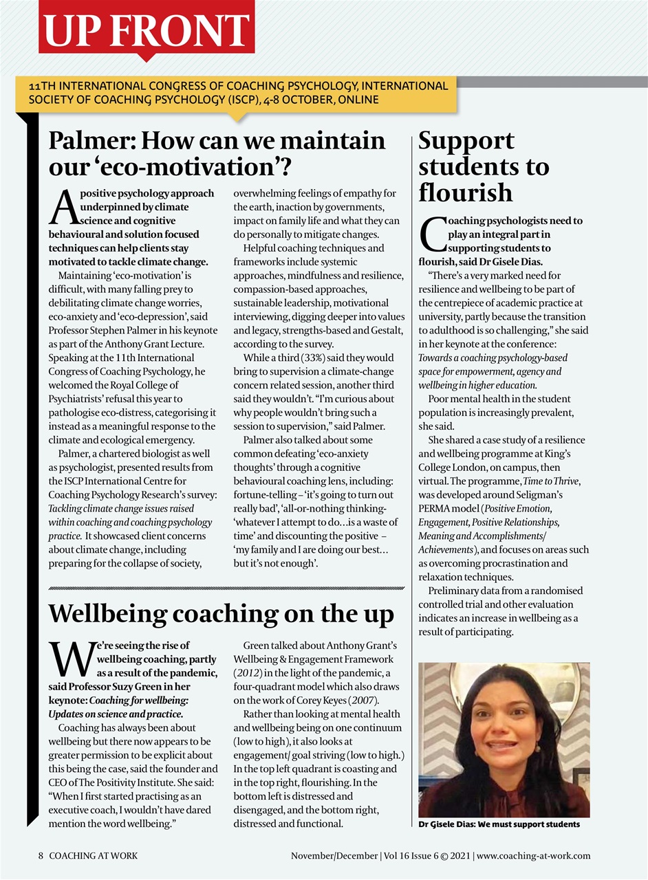 Coaching at Work Preview Pages