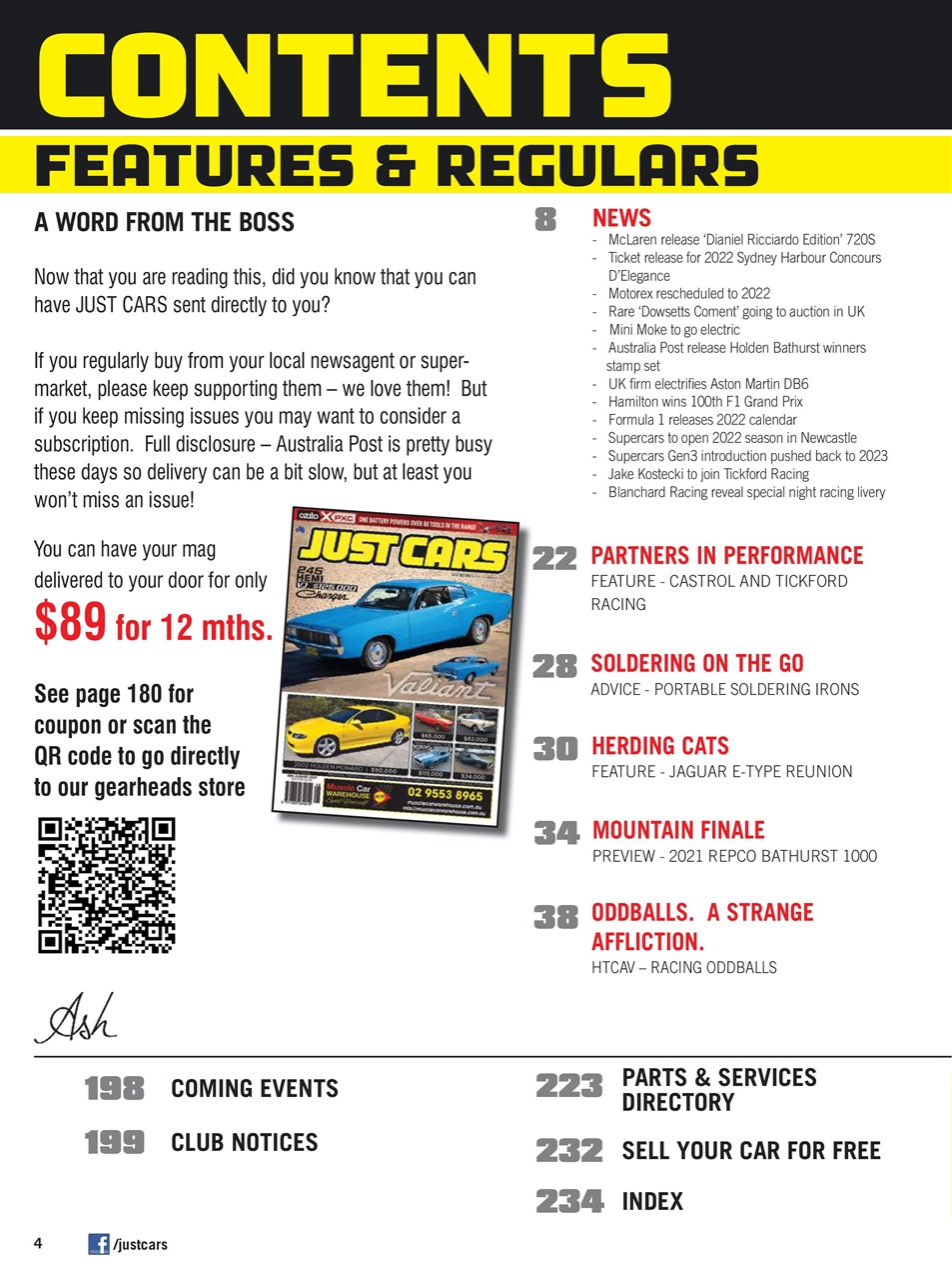 JUST CARS Preview Pages