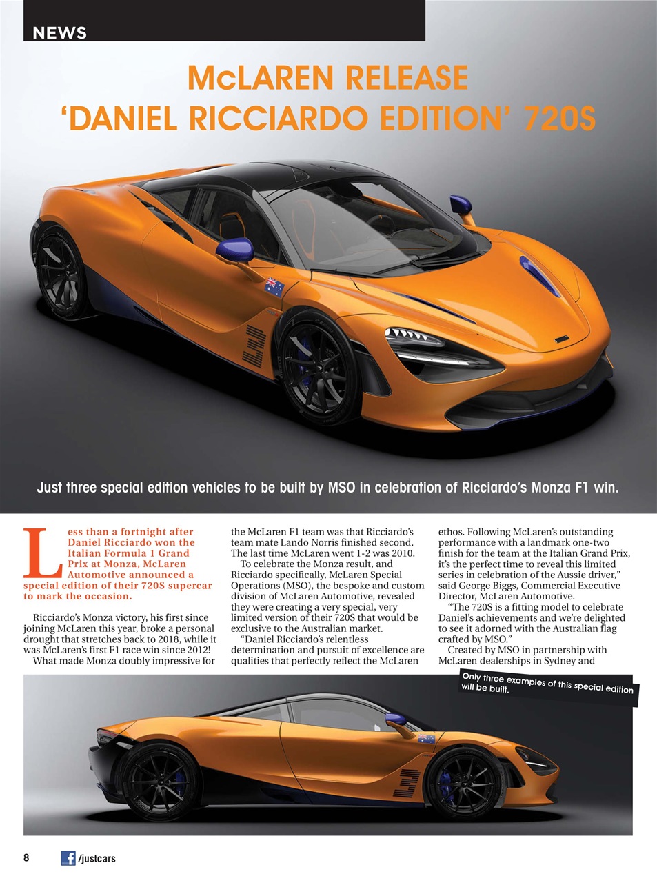 JUST CARS Preview Pages