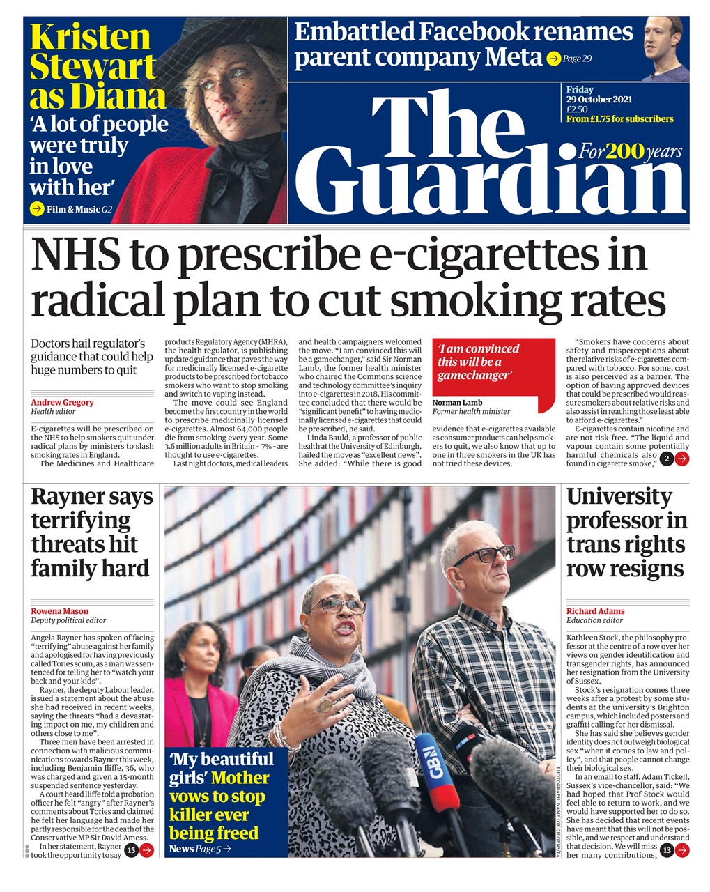 The Guardian Newspaper Preview Pages