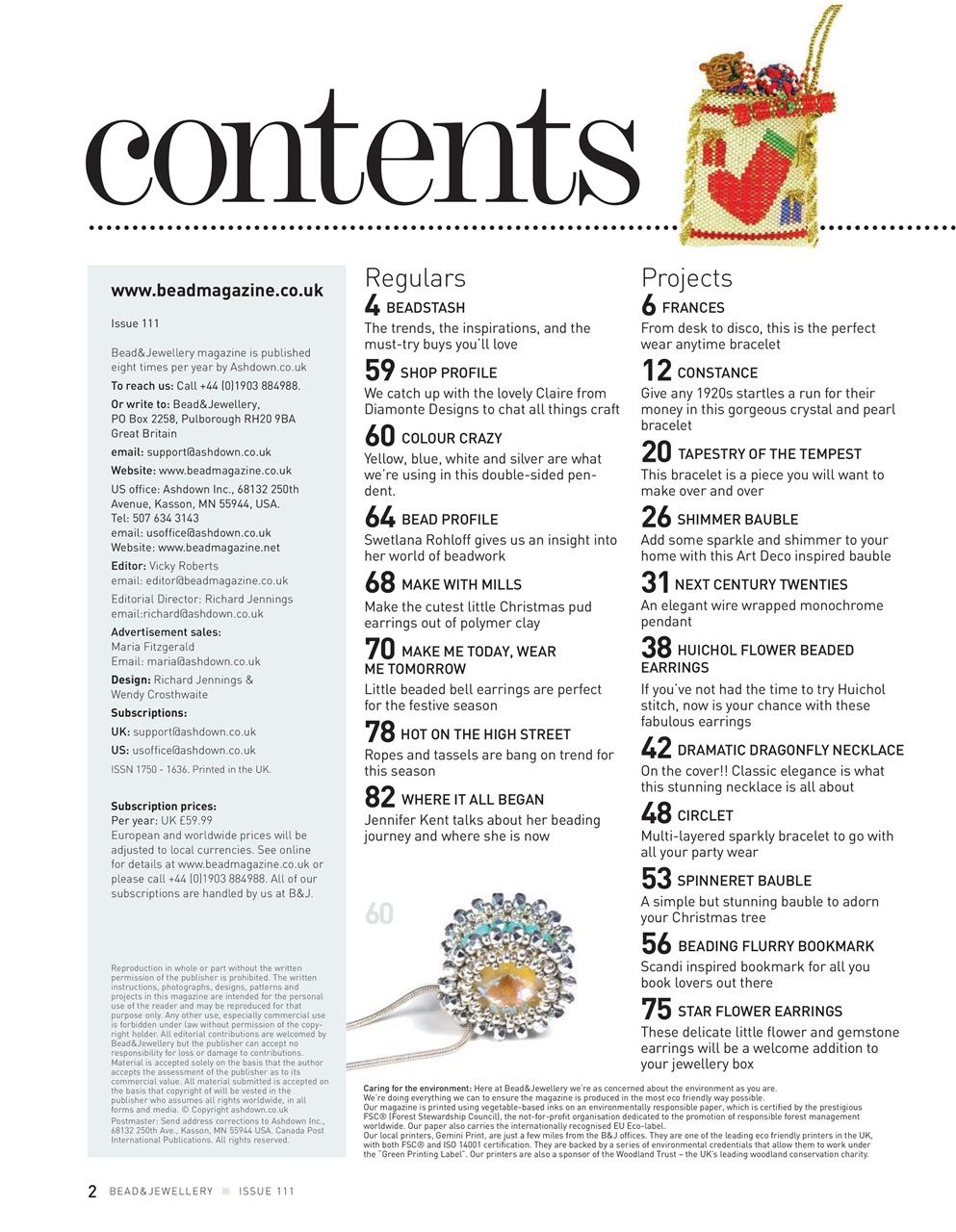 Bead & Jewellery Magazine Preview Pages