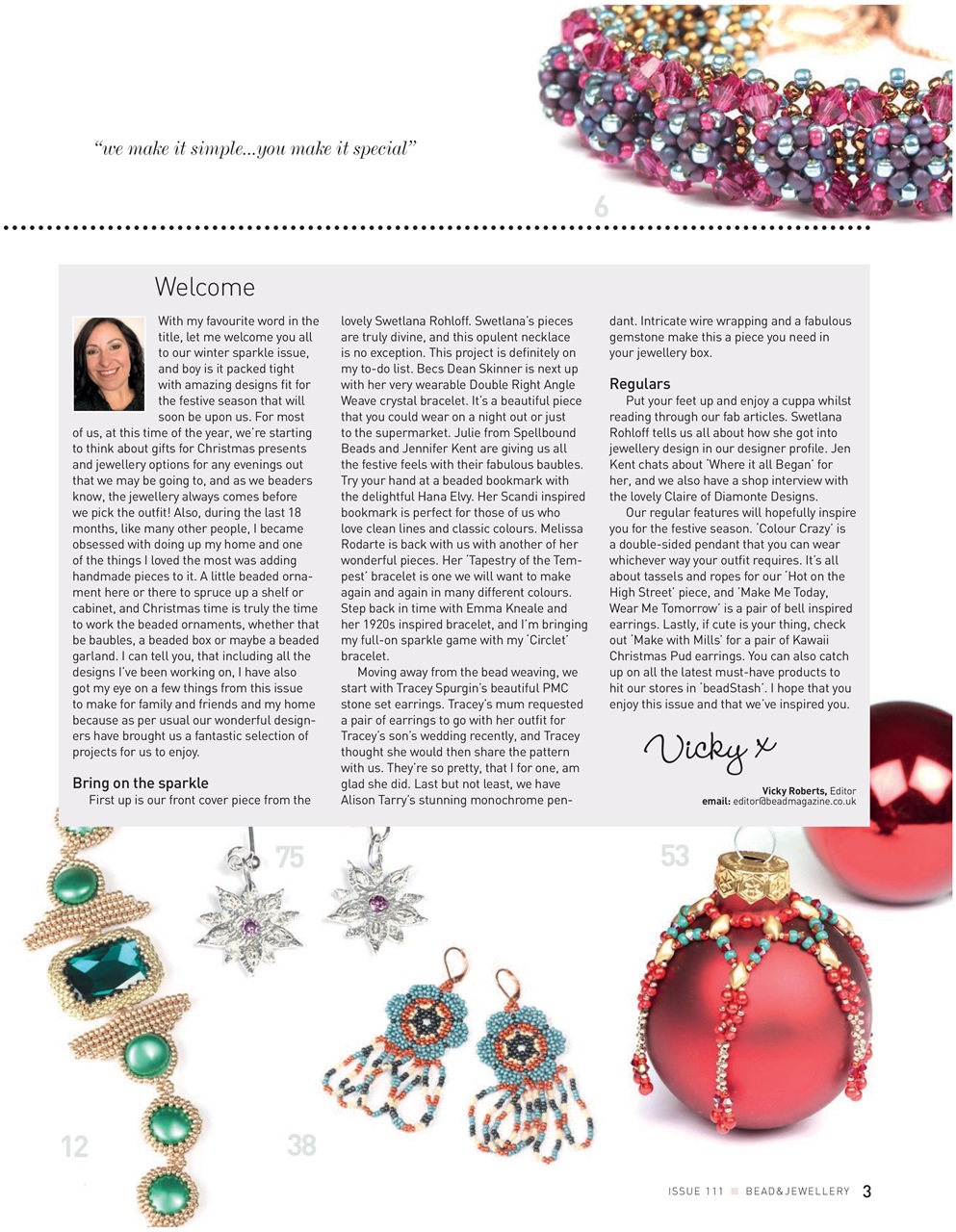 Bead & Jewellery Magazine Preview Pages