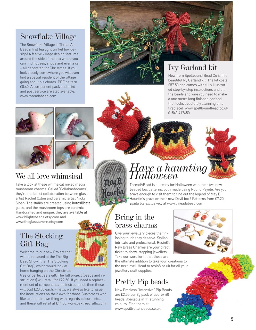 Bead & Jewellery Magazine Preview Pages