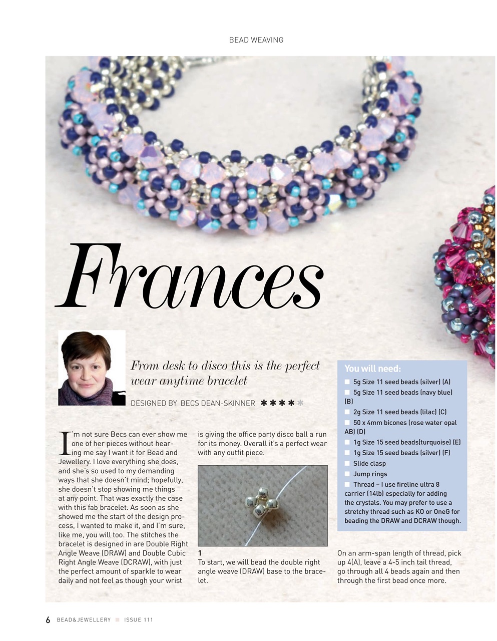 Bead & Jewellery Magazine Preview Pages