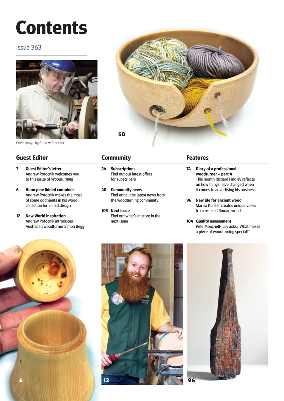 Woodturning Preview Pages