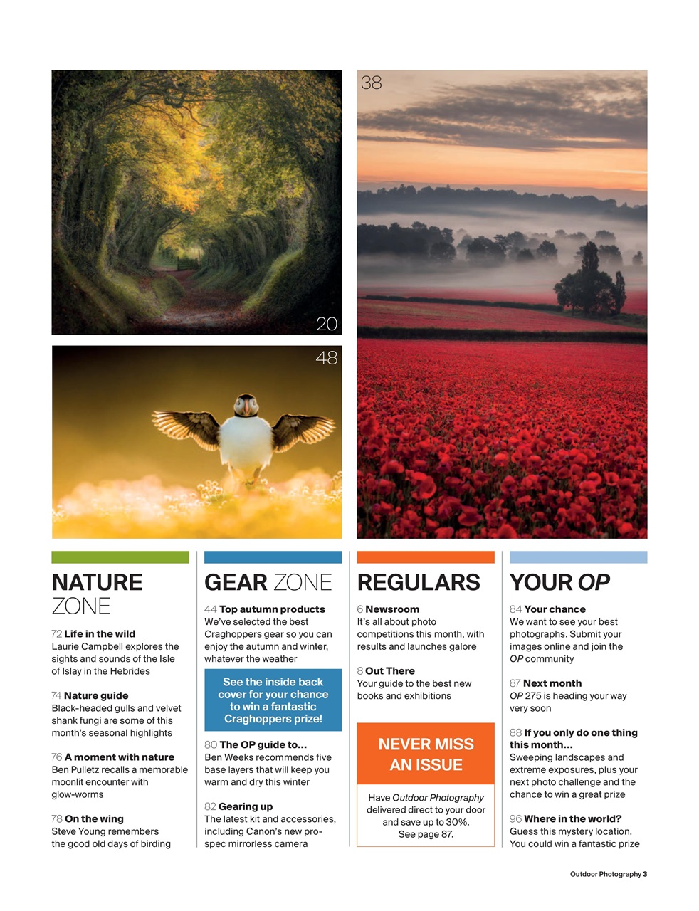 Outdoor Photography Preview Pages