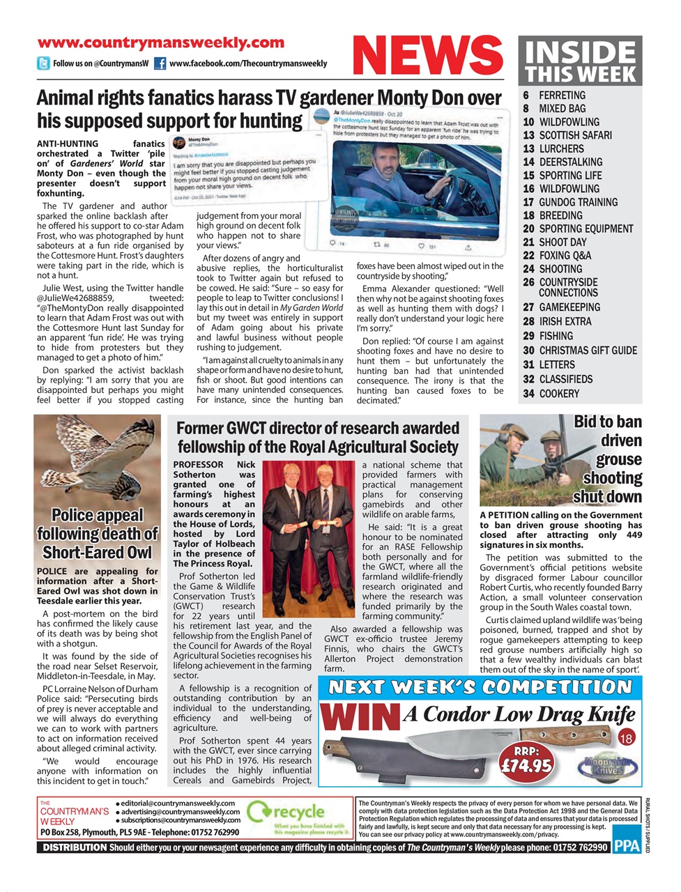 Countryman's Weekly Preview Pages