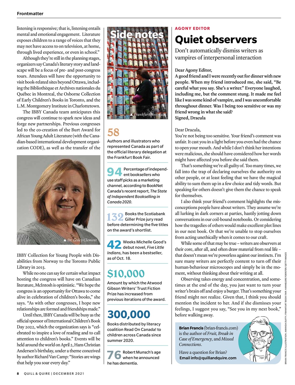 Quill & Quire Preview Pages