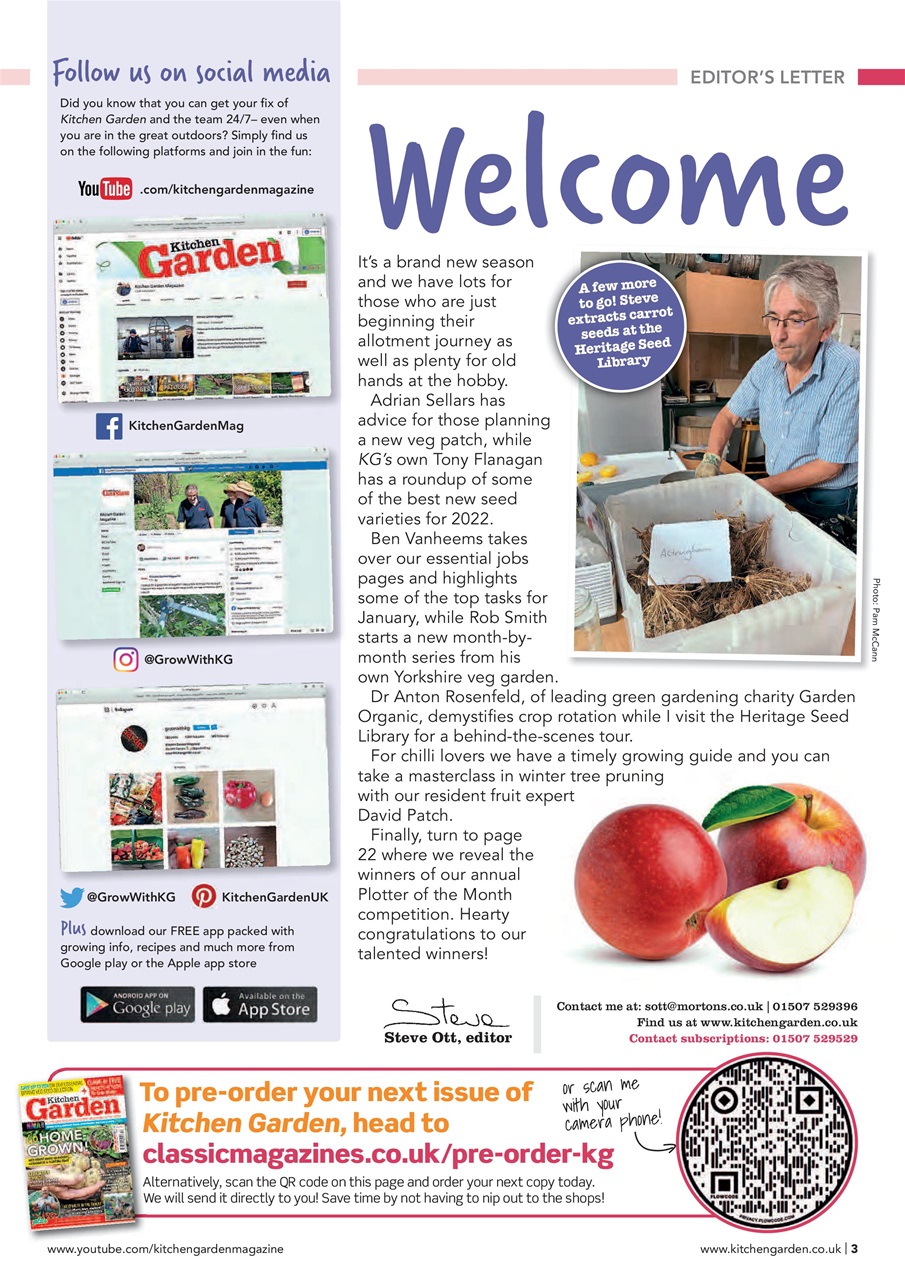 Kitchen Garden Magazine Preview Pages