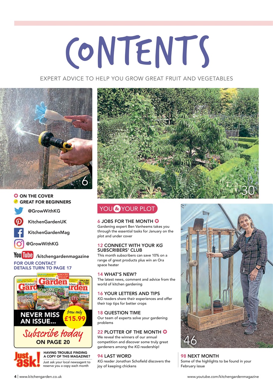 Kitchen Garden Magazine Preview Pages