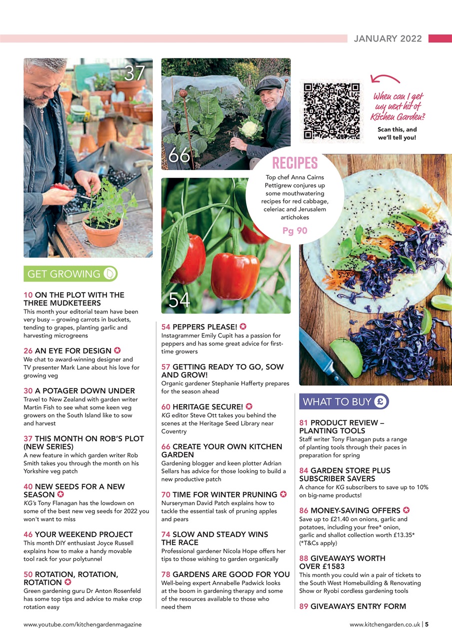 Kitchen Garden Magazine Preview Pages