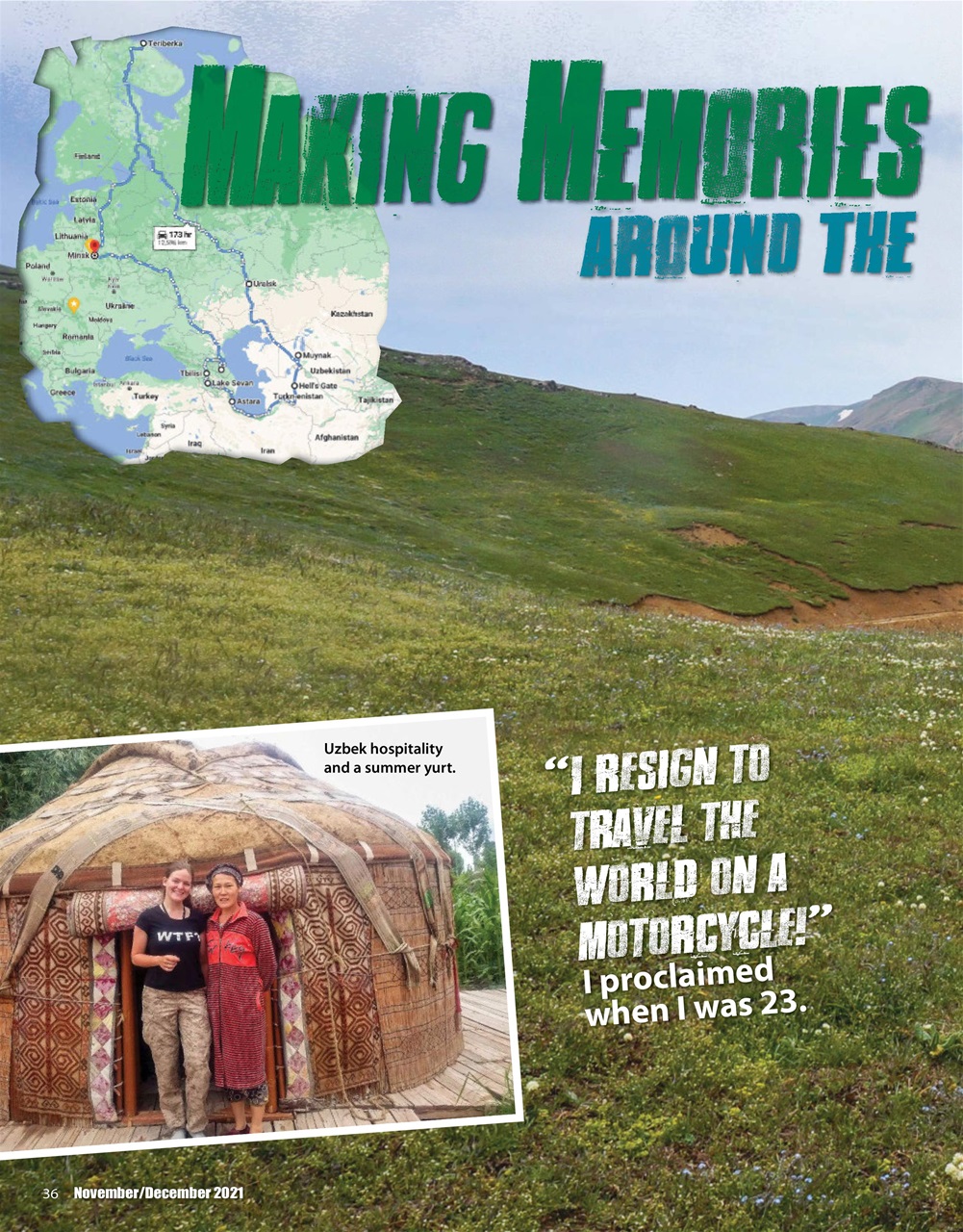 Adventure Motorcycle Preview Pages