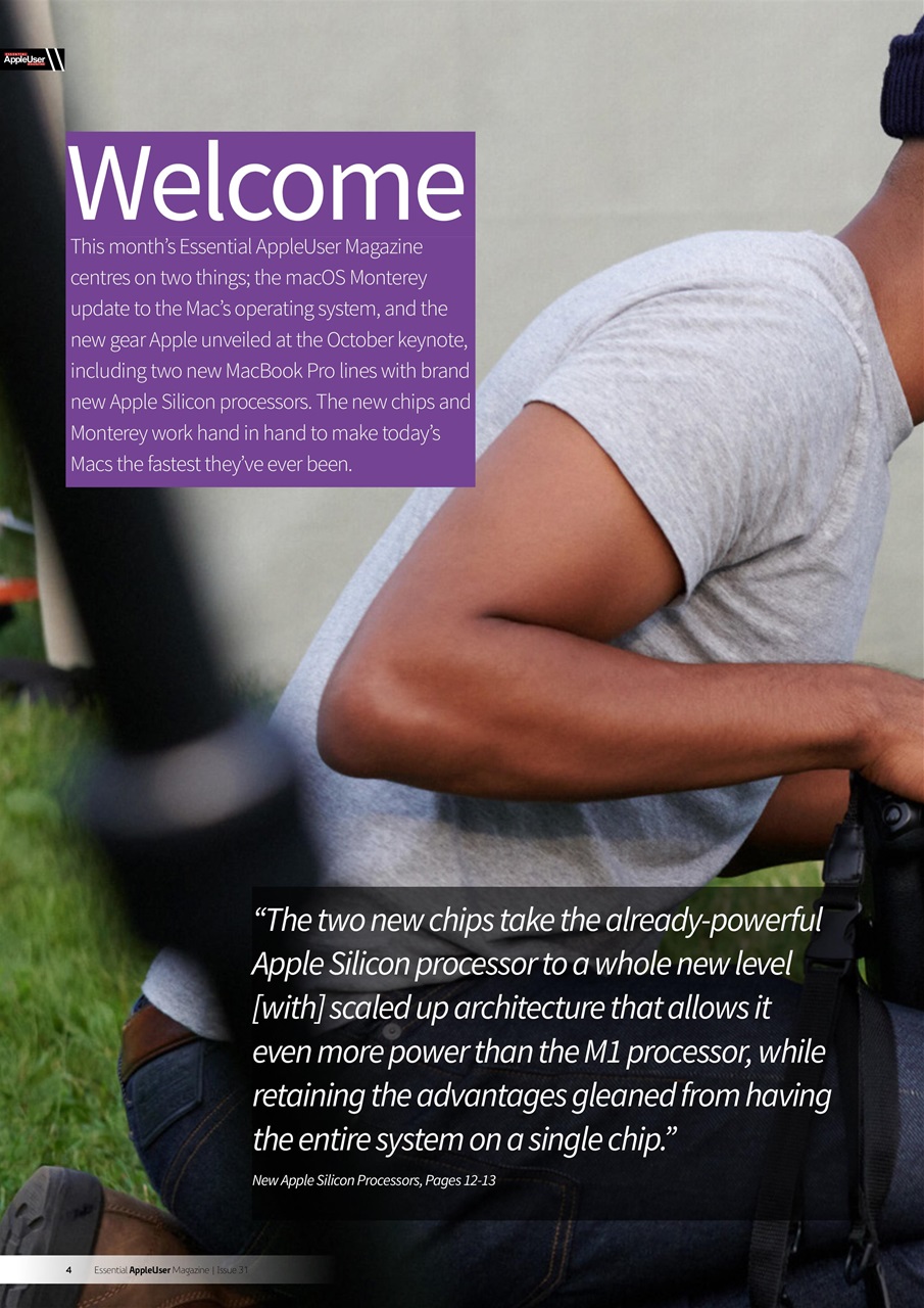 Essential Apple User Preview Pages