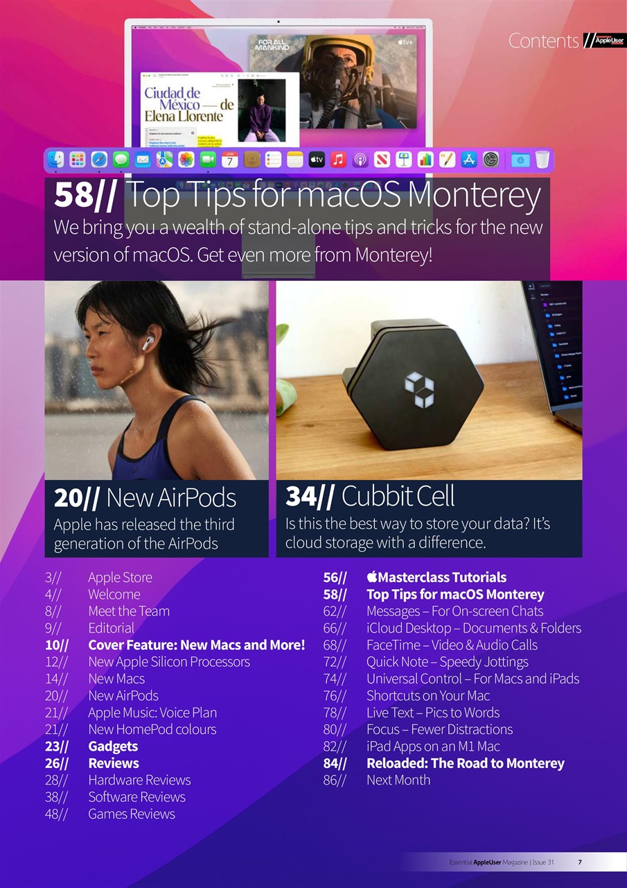 Essential Apple User Preview Pages