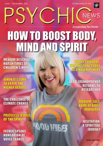 Psychic News issue November 2021
