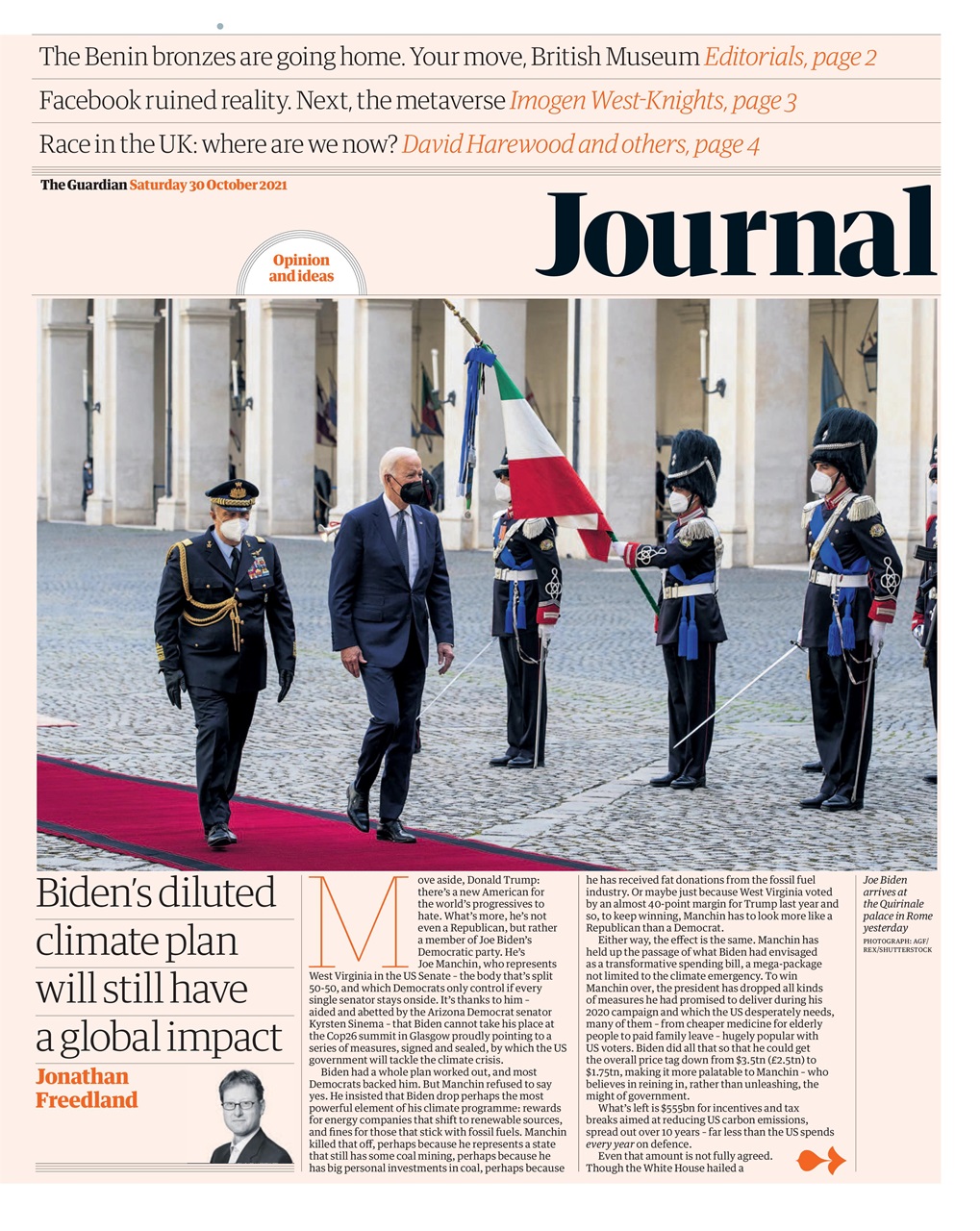 The Guardian Newspaper Preview Pages