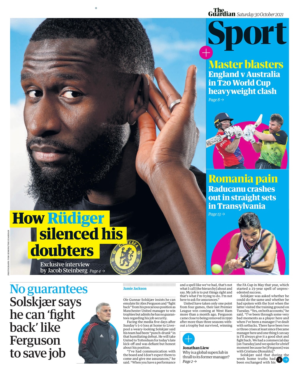 The Guardian Newspaper Preview Pages