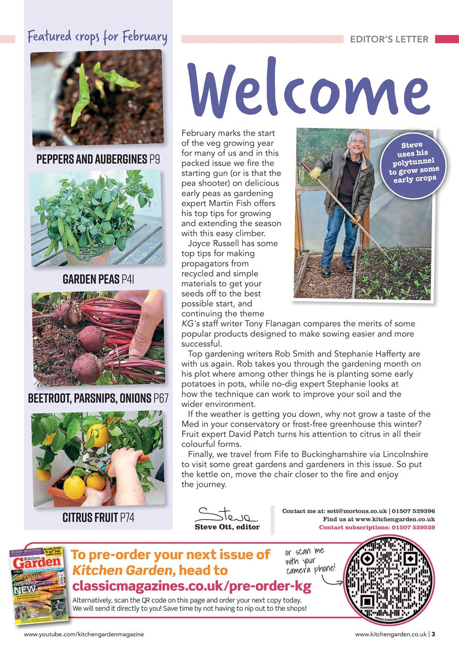 Kitchen Garden Magazine Preview Pages