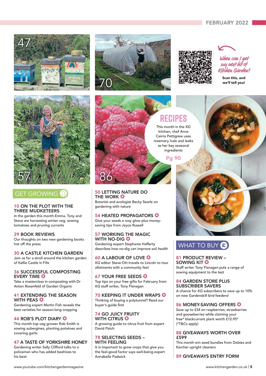 Kitchen Garden Magazine Preview Pages