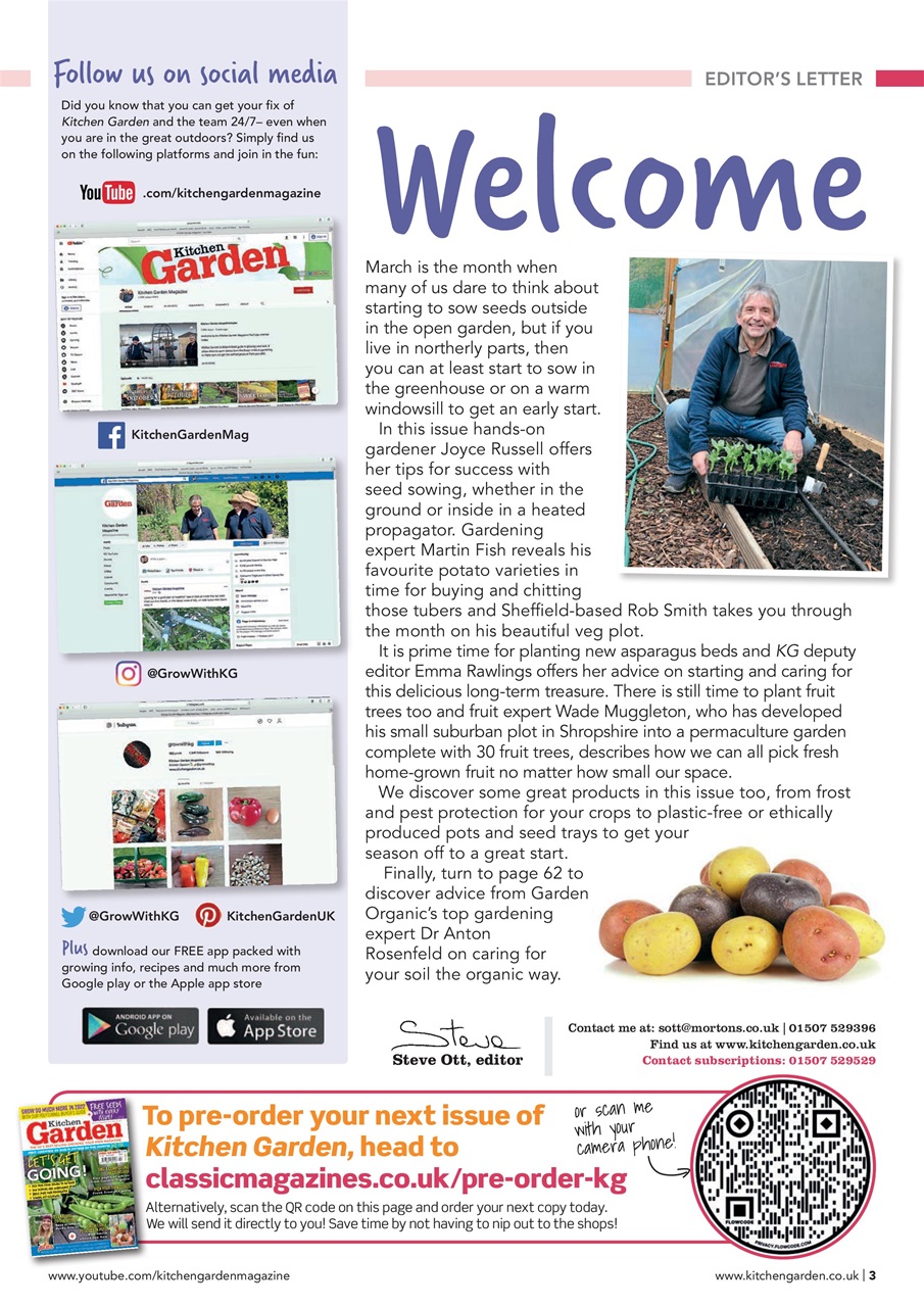 Kitchen Garden Magazine Preview Pages