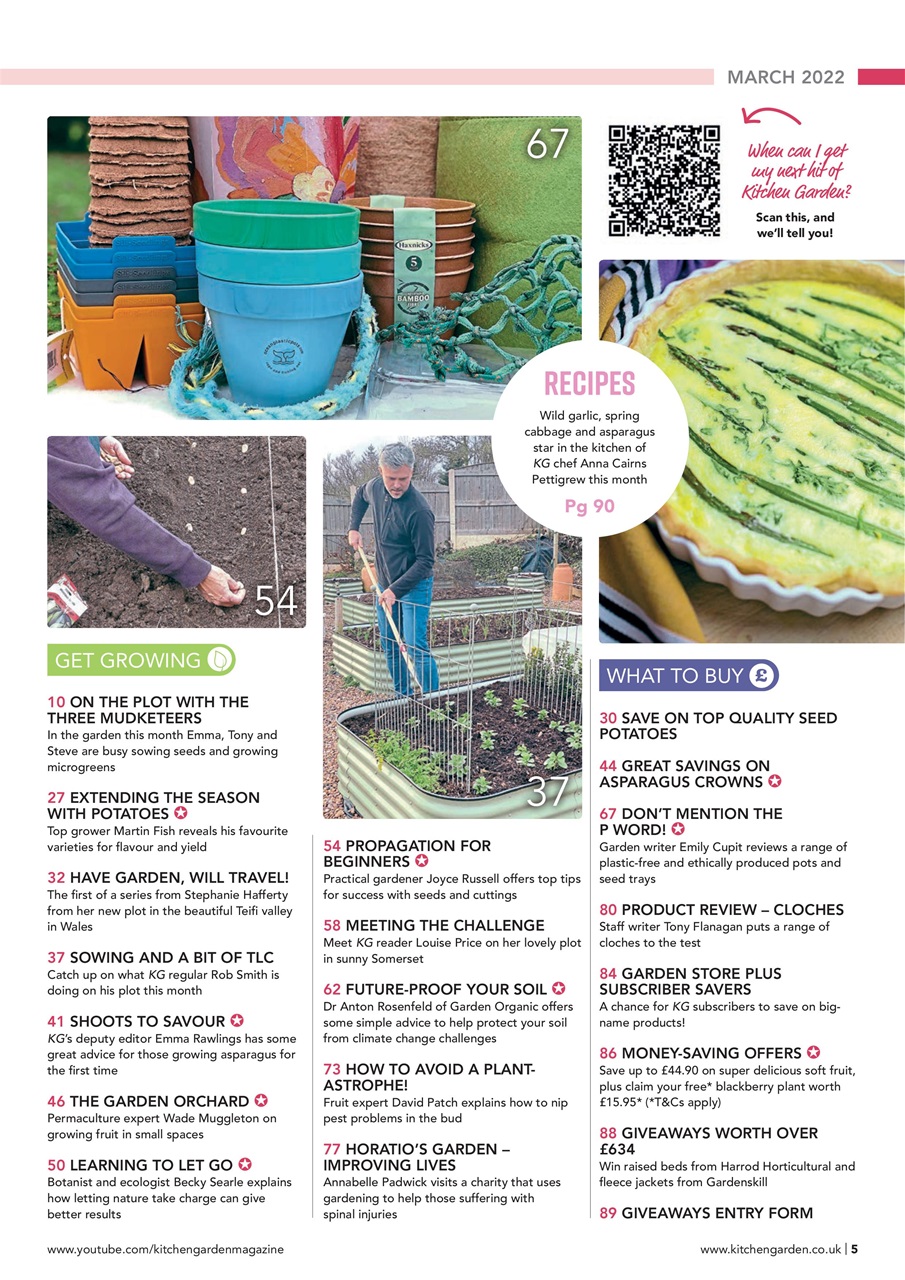 Kitchen Garden Magazine Preview Pages