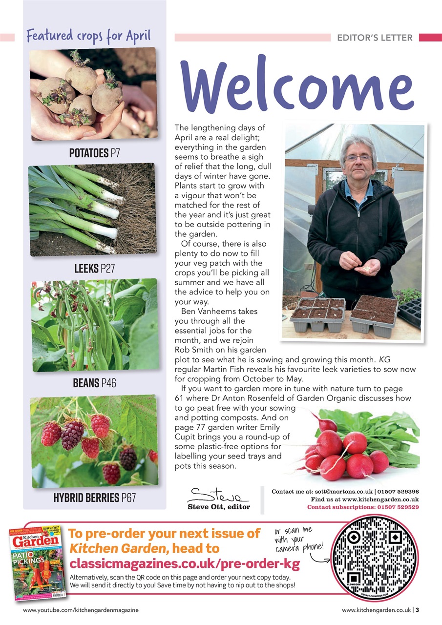 Kitchen Garden Magazine Preview Pages